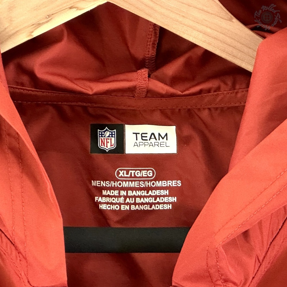 NFL Team Apparel Arizona Cardinals Windbreaker Jacket - Men's Size XL - Picture 3 of 7